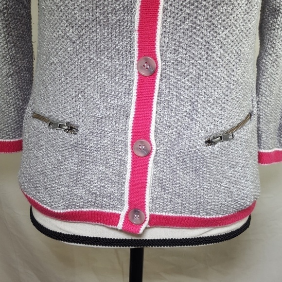HALOGEN Button-Up Sweater, Size M - Picture 3 of 7